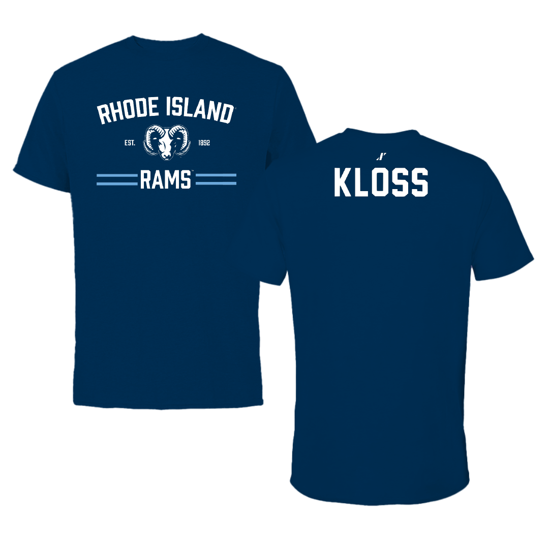 University of Rhode Island Swimming & Diving Navy General Tee - Amelia Kloss