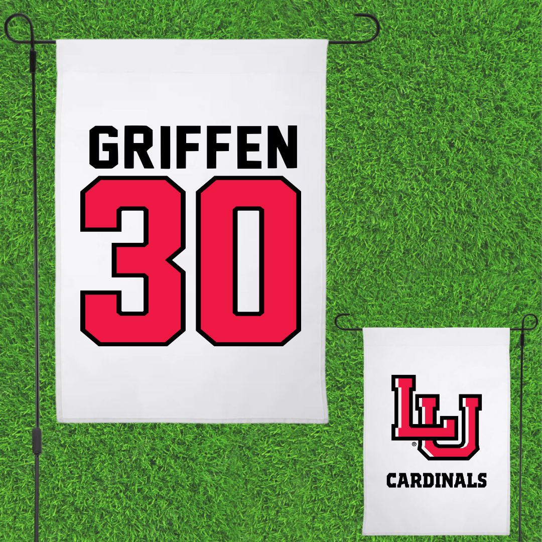 Lamar University Volleyball White Garden Flag - #30 Sydnee Griffen