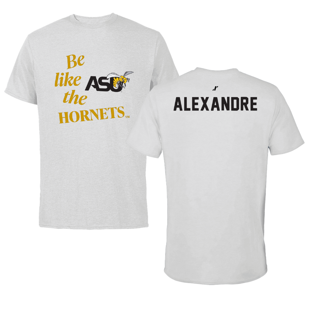 Alabama State University TF and XC Light Gray Be Like Us Performance Tee - Natyia Alexandre