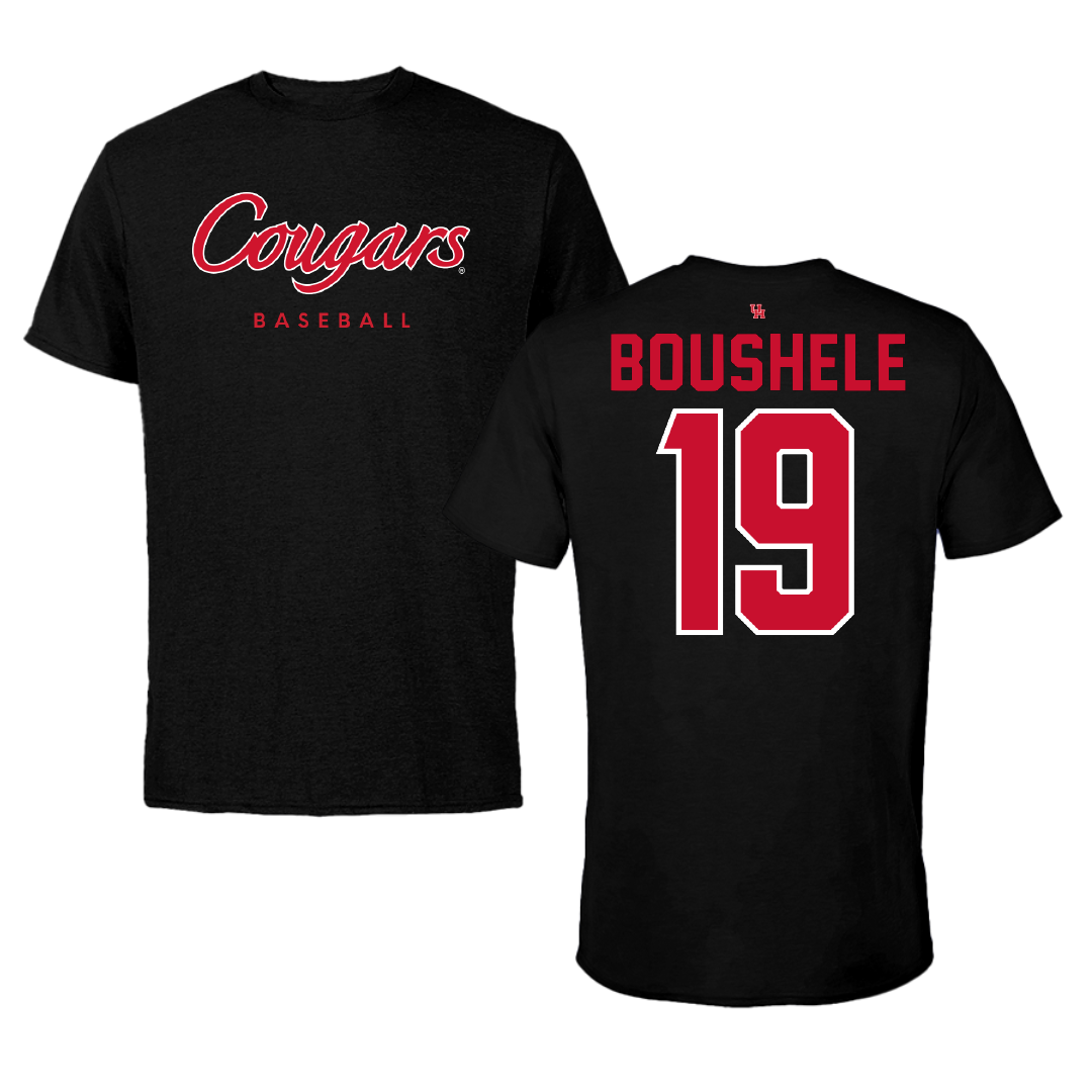 University of Houston Baseball Black Tee - #19 Harrison Boushele