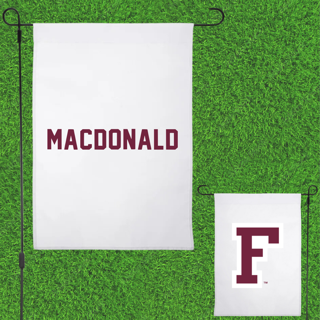 Fordham University Cheer White Garden Flag - Cara MacDonald