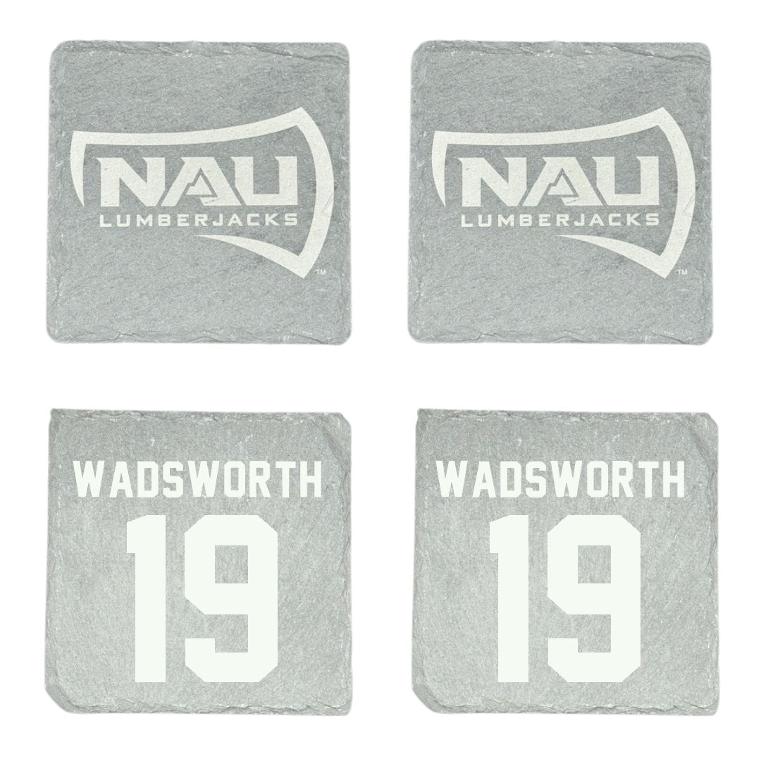 Northern Arizona University Volleyball Stone Coaster (4 Pack)  - #19 Sophia Wadsworth