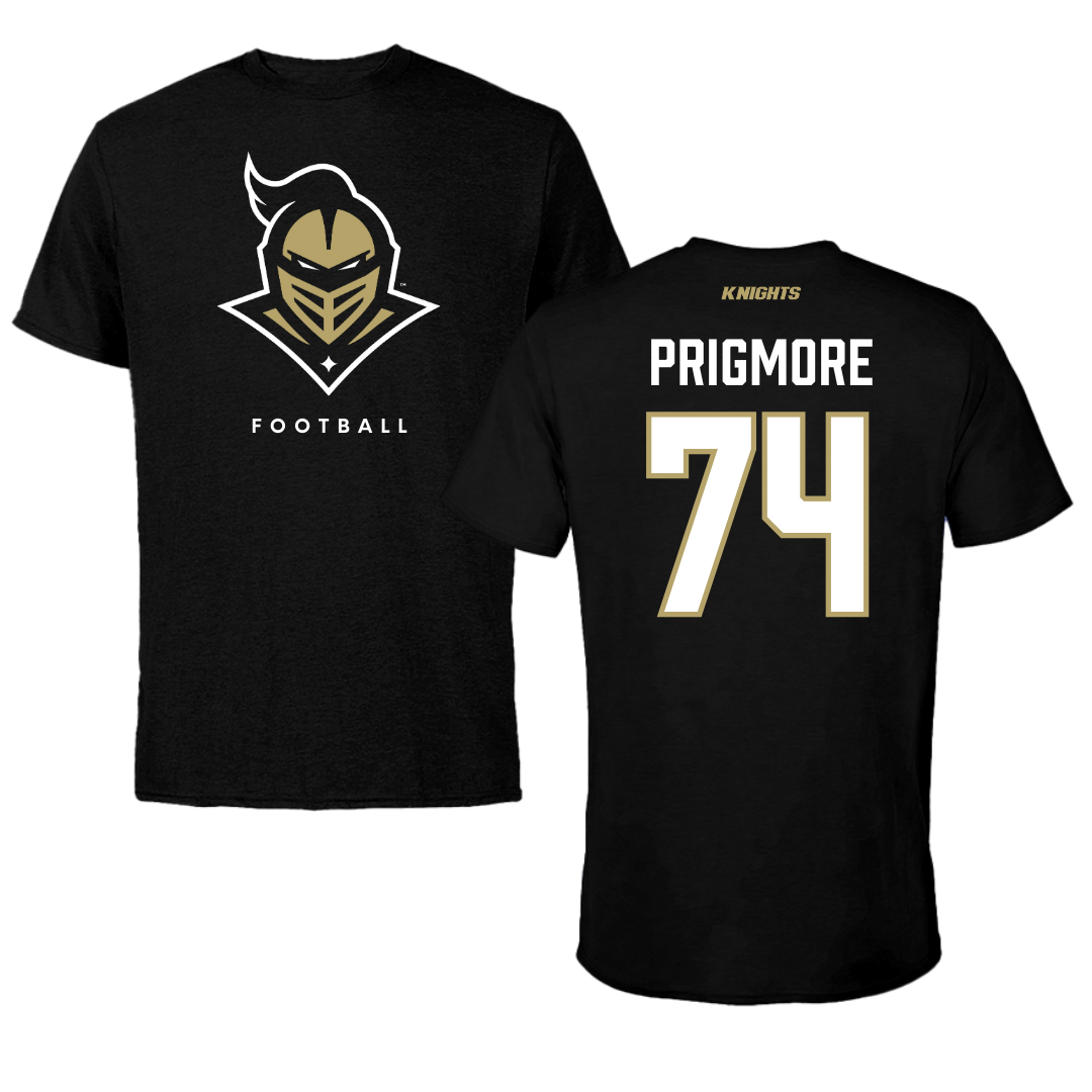 University of Central Florida Football Black Mascot Performance Tee - #74 Matthew Prigmore