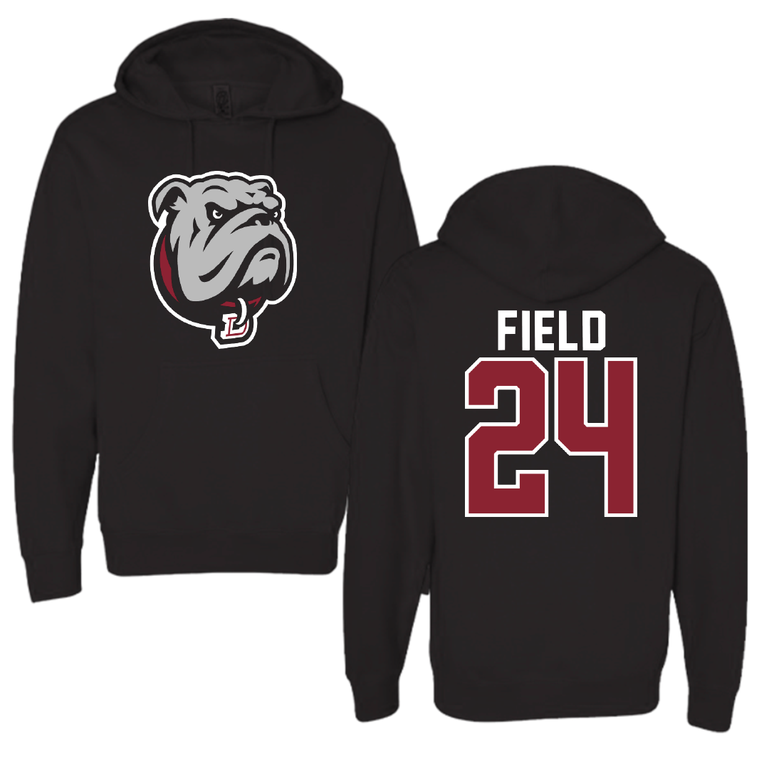Dean College Lacrosse Black Hoodie - #24 Tommy Field