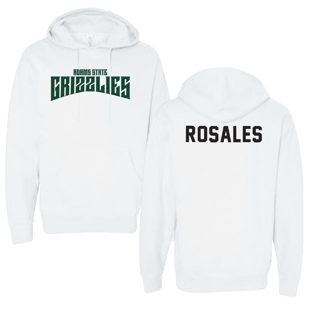 Adams State University TF and XC White Classic Hoodie - Juan Rosales