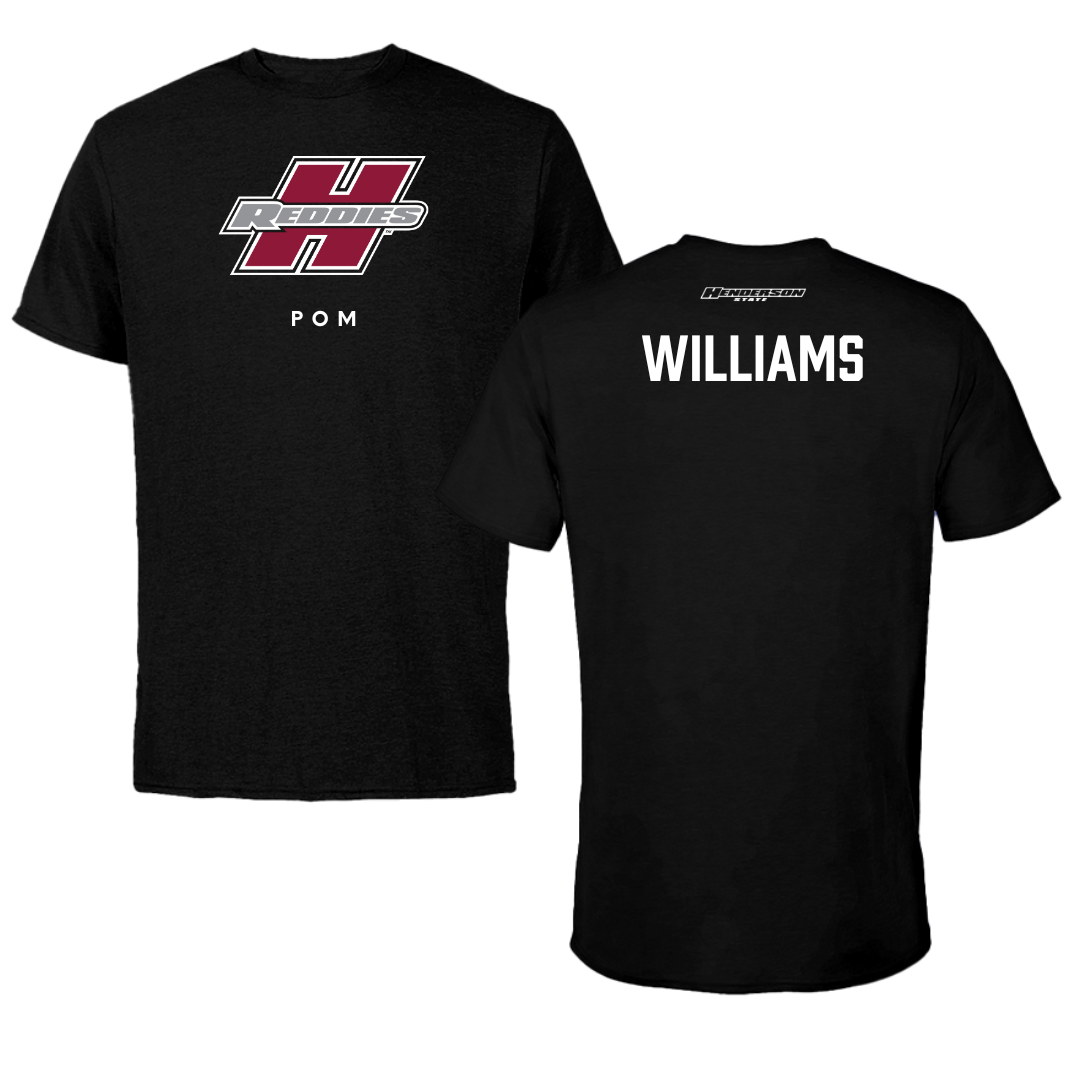 Henderson State University POM Black Performance Tee - Hillary Williams