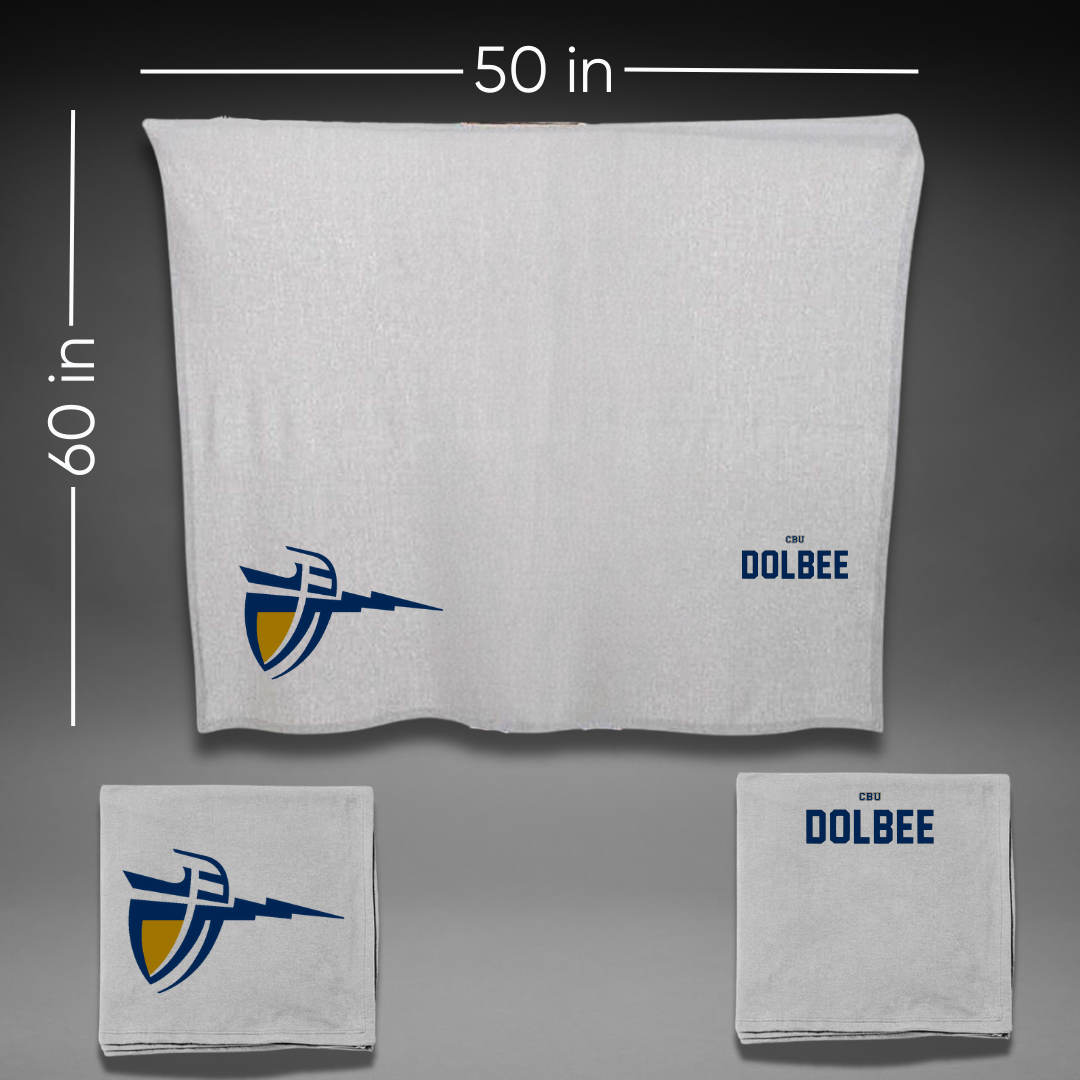 California Baptist University Cheer Gray Blanket - Sydnie Dolbee