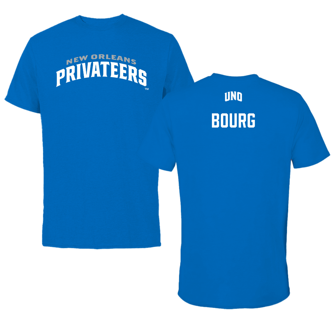 University of New Orleans TF and XC Blue Jersey Tee - Emma Bourg