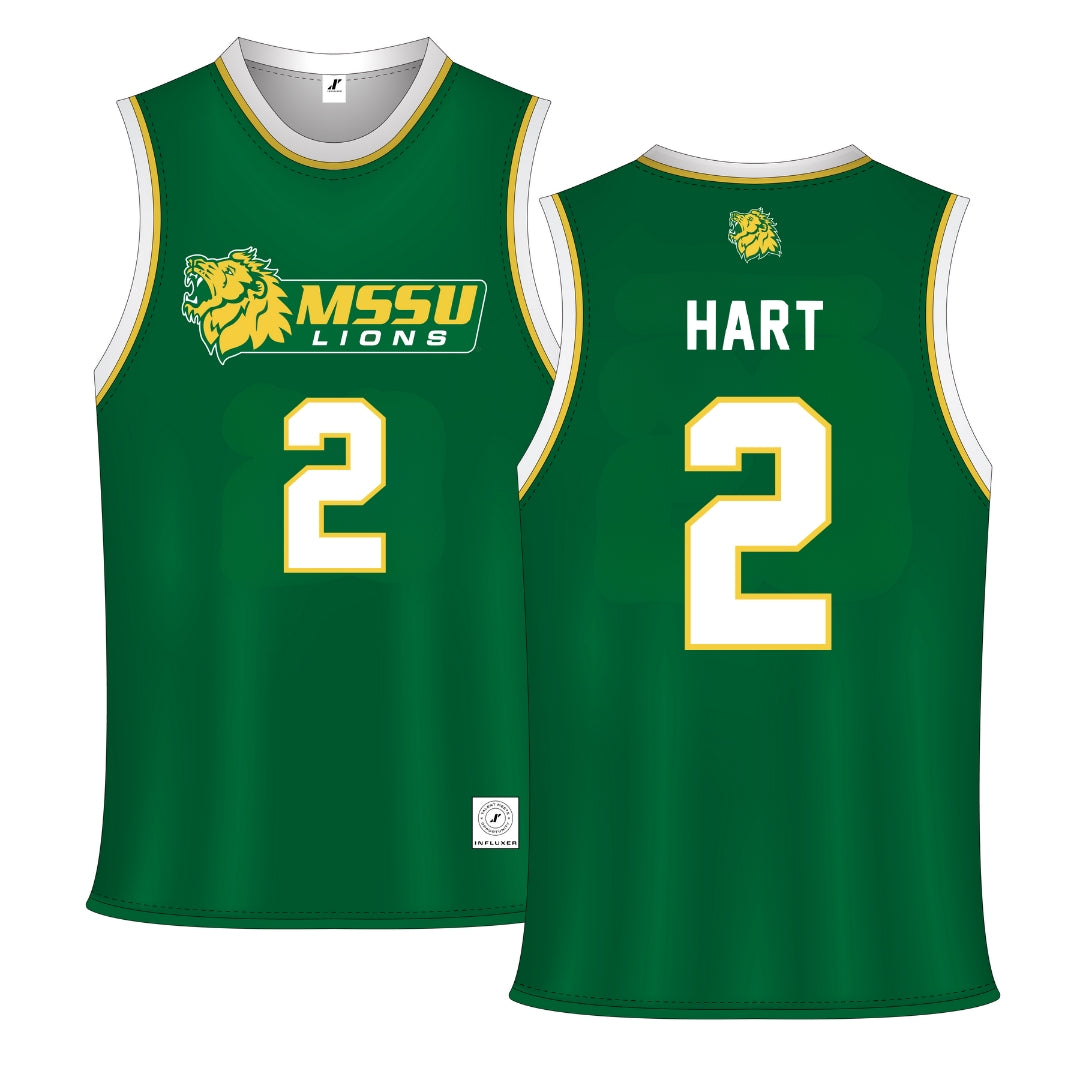 Missouri Southern State University Green Basketball Jersey - #2 Mackenzie Hart