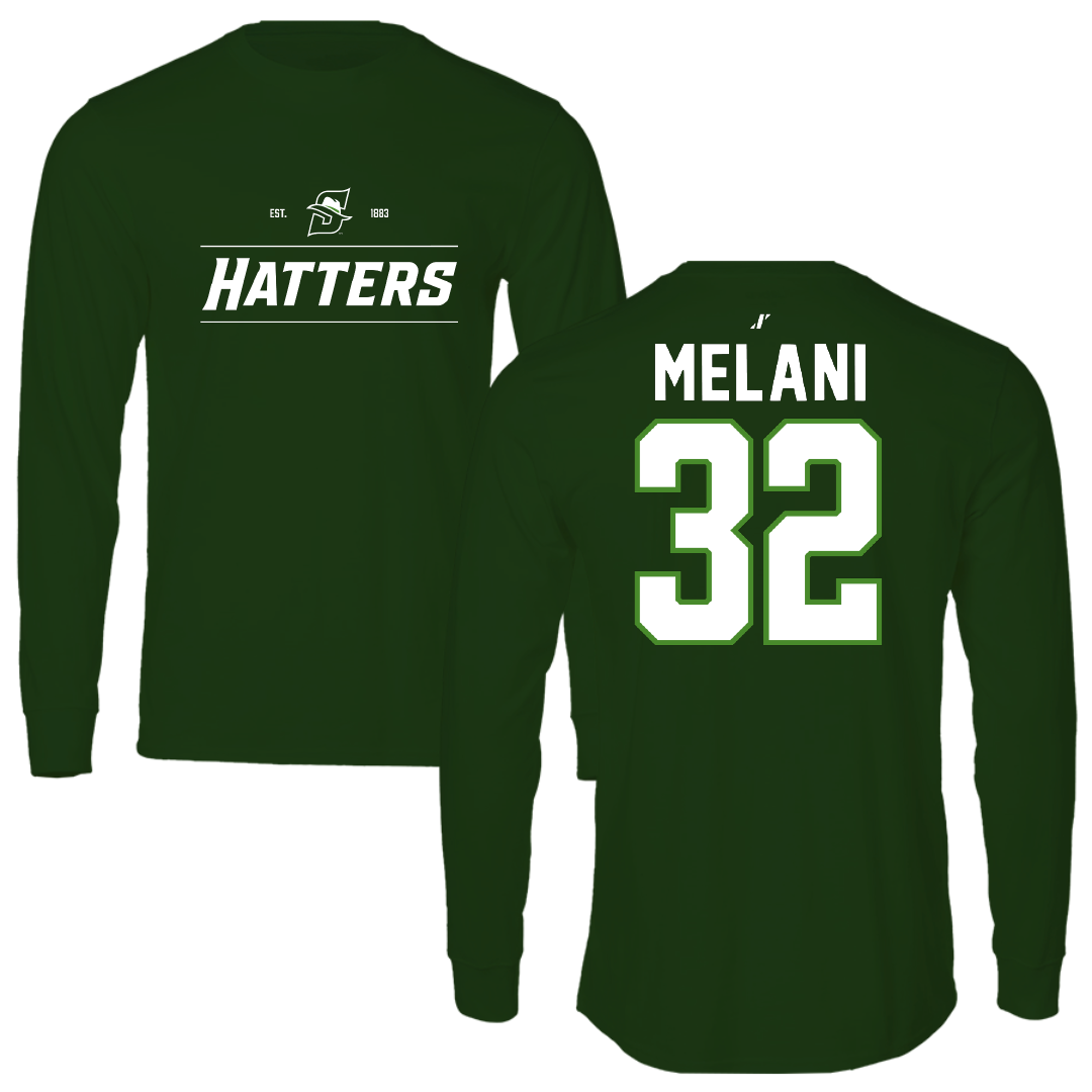 Stetson University Baseball Forest Green General Long Sleeve - #32 TJ Melani