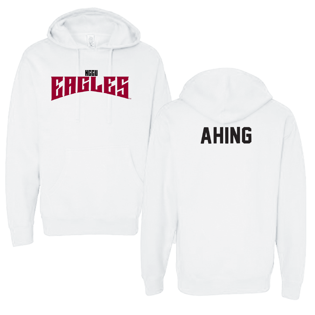North Carolina Central University Golf White Classic Hoodie - Trinity Ahing