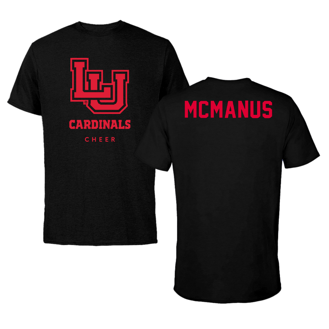 Lamar University Cheer Black Cardinal Tee - Hannah McManus
