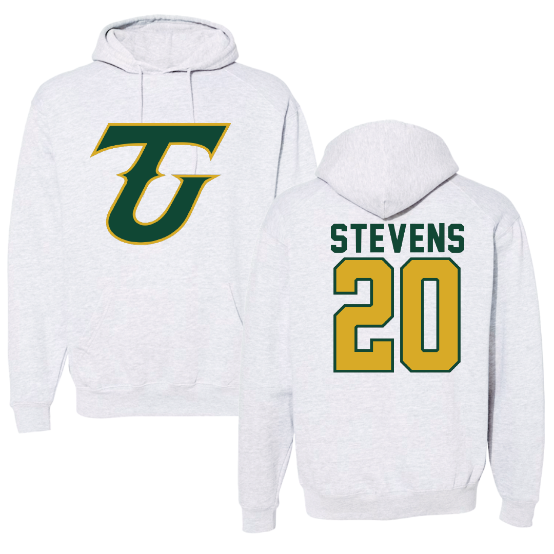 Tiffin University Softball Light Gray Hoodie - #20 Caylin Stevens