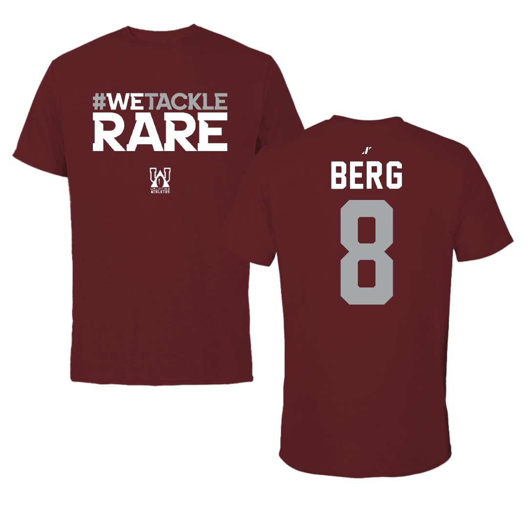 Fordham University Baseball Maroon Uplifting Athletes Tee - #8 Aric Berg