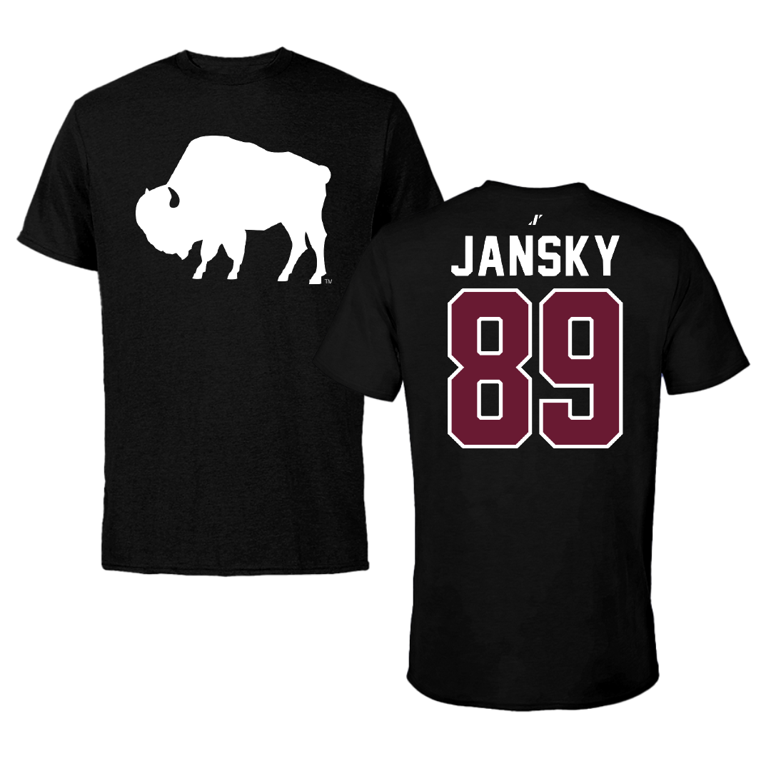 West Texas A&M University Football Black Tee - #89 Hayden Jansky