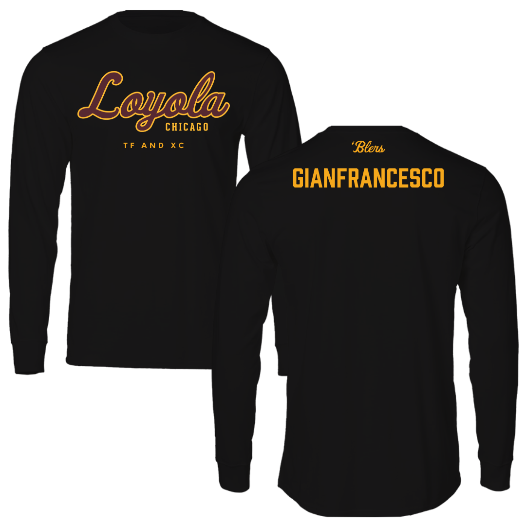 Loyola University-Chicago TF and XC Black Long Sleeve - Mia Gianfrancesco