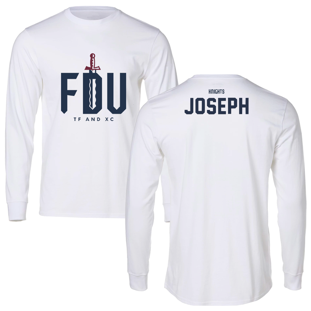 Fairleigh Dickinson University-Metropolitan Campus TF and XC White Long Sleeve - Dean Joseph