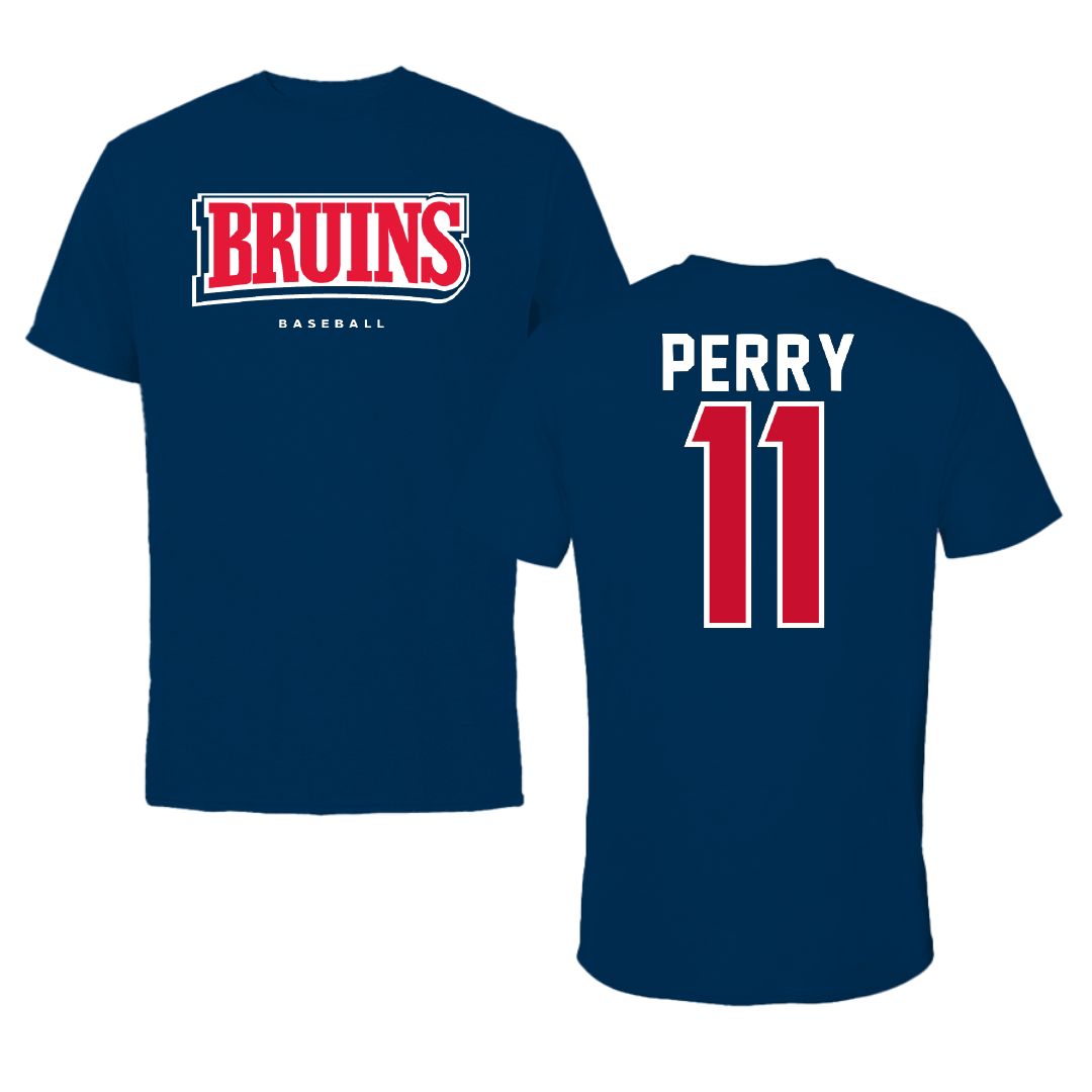 Belmont University Baseball Navy Tee - #11 Andrew Perry