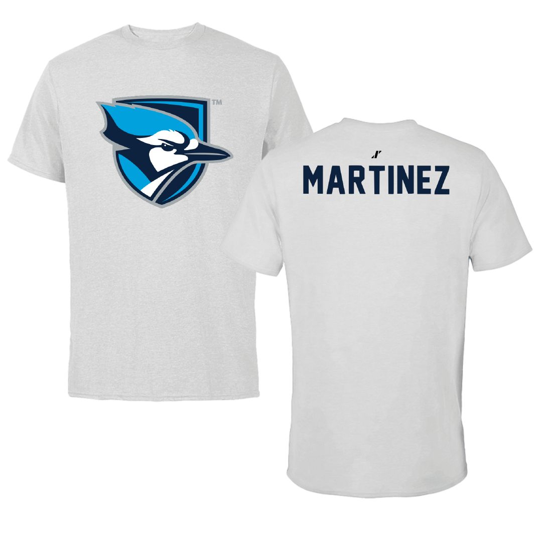 Elmhurst University TF and XC Light Gray Performance Tee - Rickey Martinez