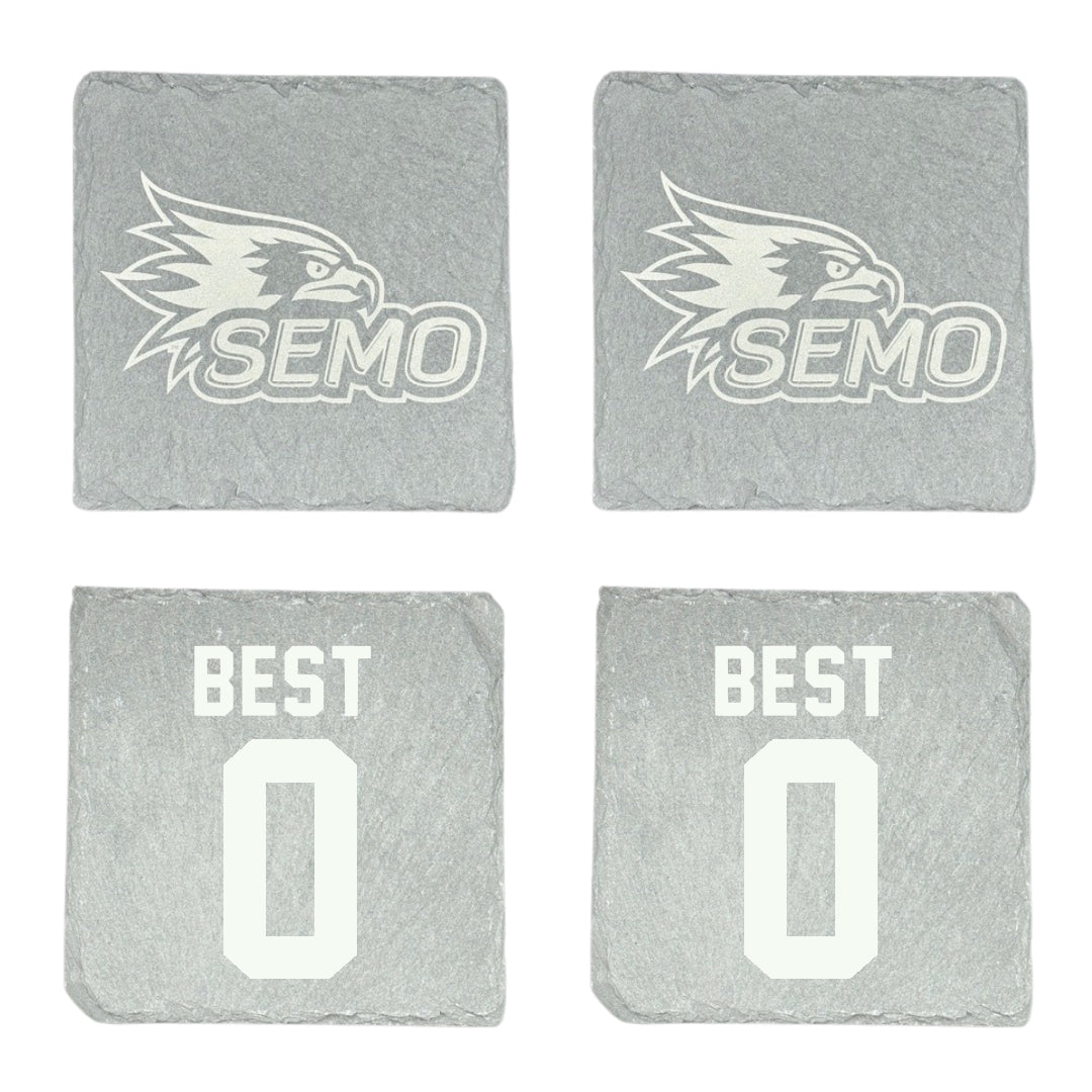 Southeast Missouri State University Basketball Stone Coaster (4 Pack)  - #0 Zoe Best