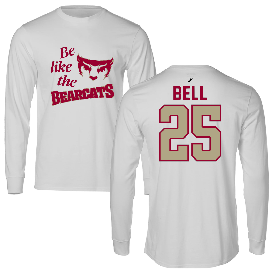 Willamette University Soccer Light Gray Be Like Us Long Sleeve - #25 Paddy Bell