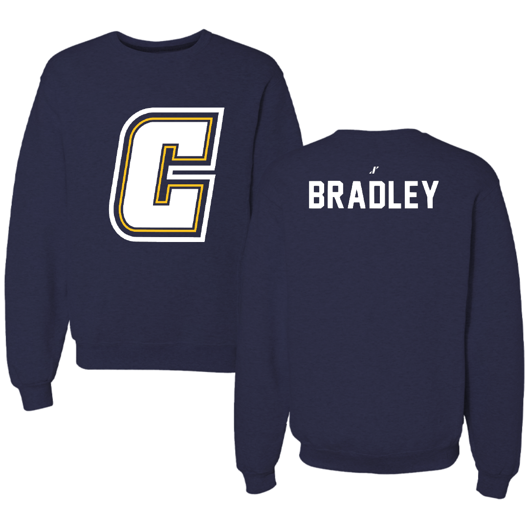 Coker University Golf Navy Crewneck - James Bradley