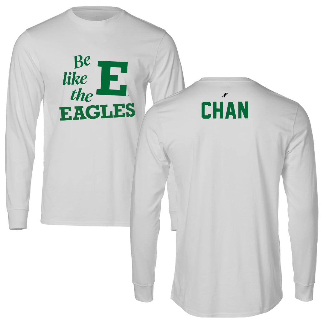 Eastern Michigan University Golf Light Gray Be Like Us Performance Long Sleeve - Tim Chan