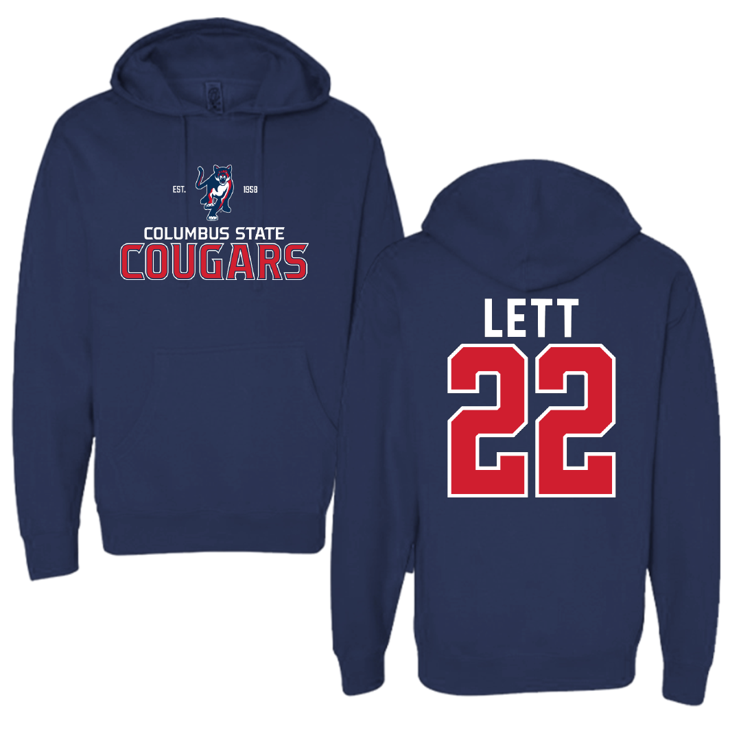 Columbus State University Basketball Navy General Hoodie - #22 Simone Lett