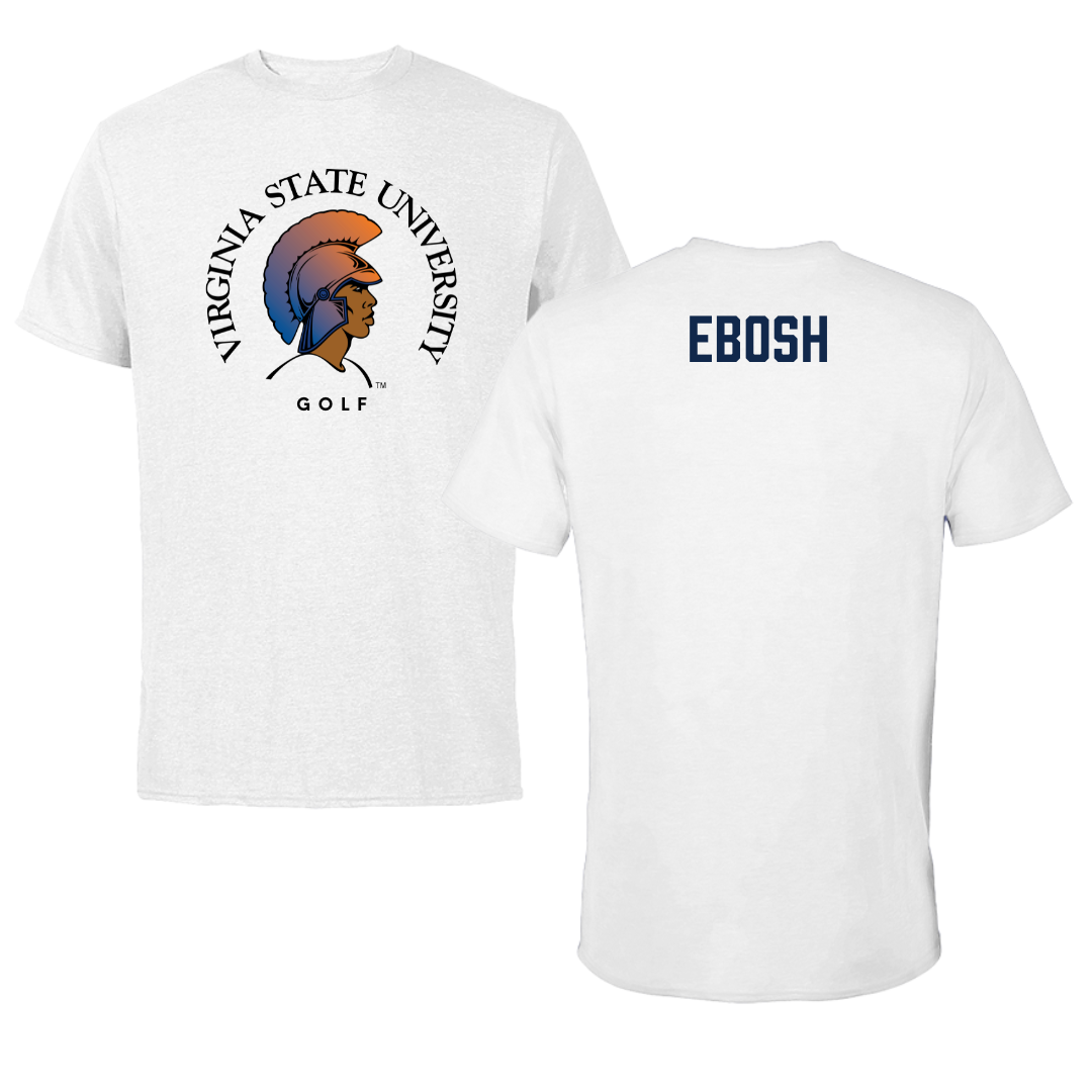 Virginia State University Golf White Performance Tee - Michael Ebosh