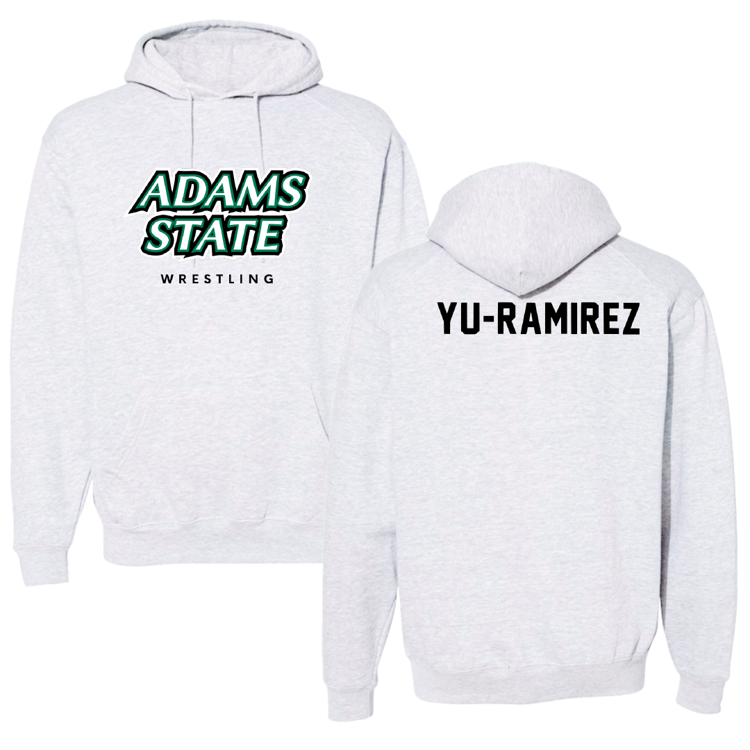 Adams State University Wrestling Gray Block Hoodie - Amada Yu-Ramirez