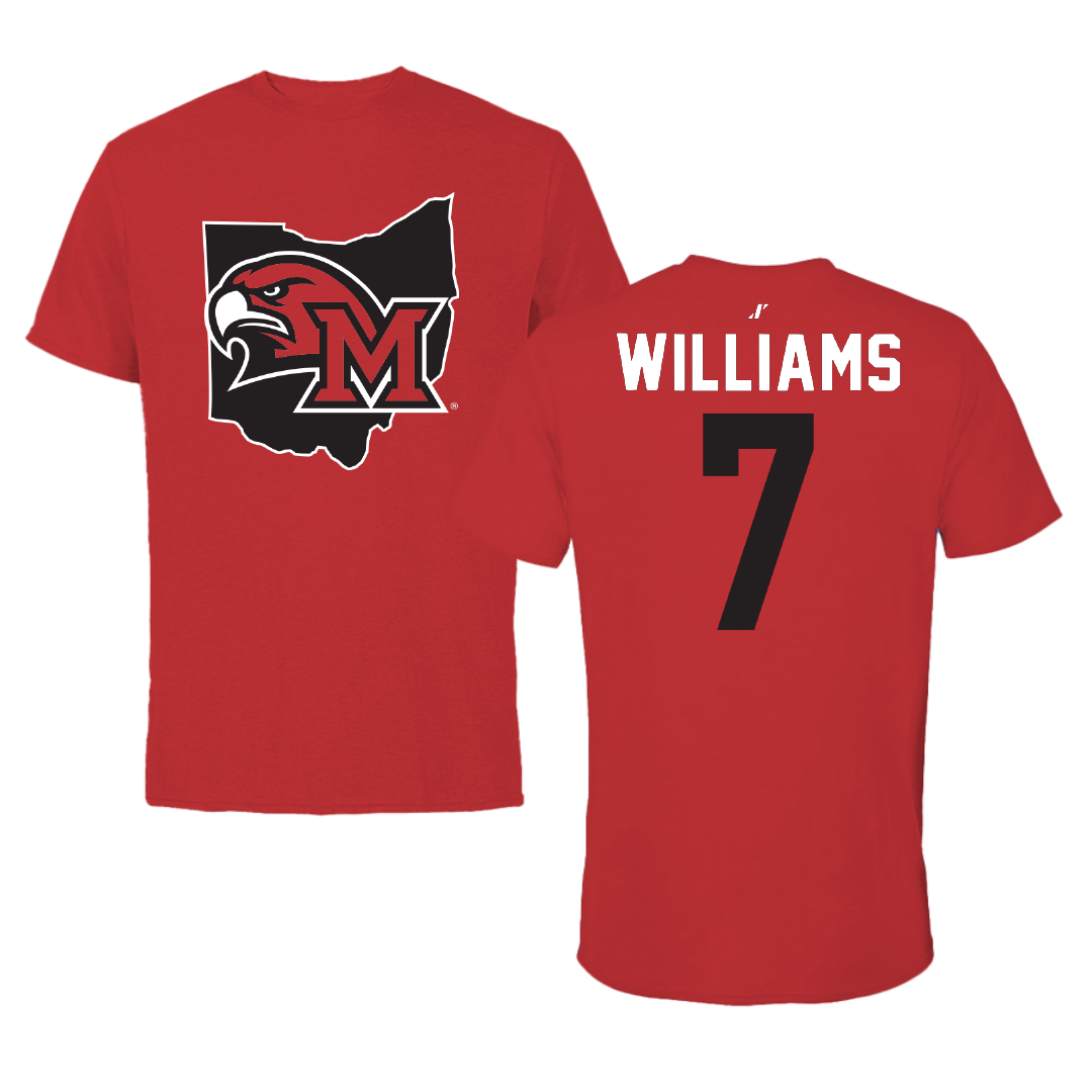 Miami University (Ohio) Volleyball Red State Tee - #7 Chelsea Williams