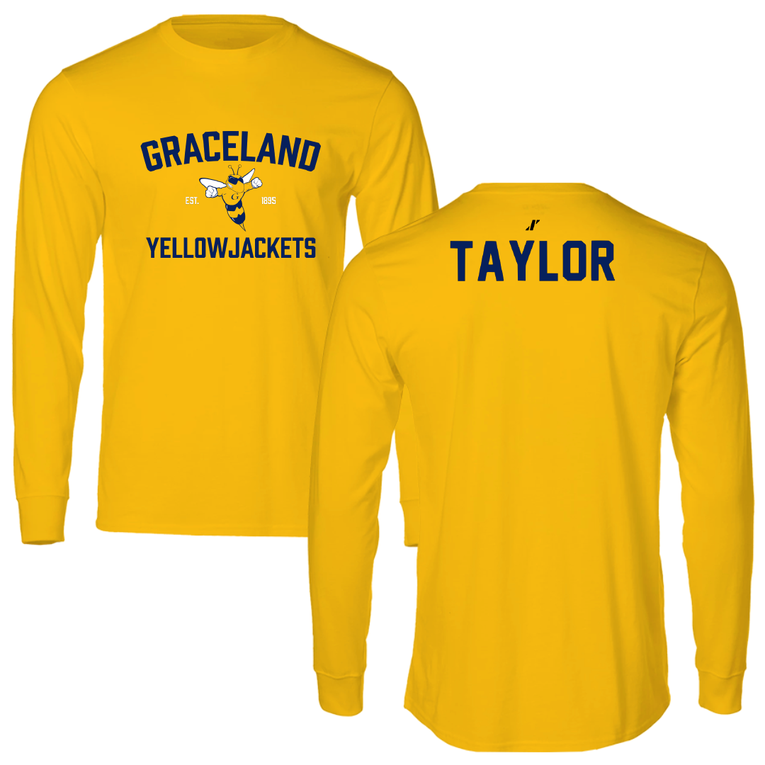 Graceland University TF and XC Gold General Performance Long Sleeve - Brice Taylor