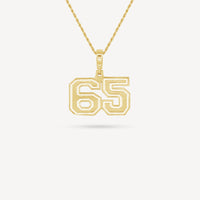 Gold Presidents Pendant and Chain - #65 Mason Miller