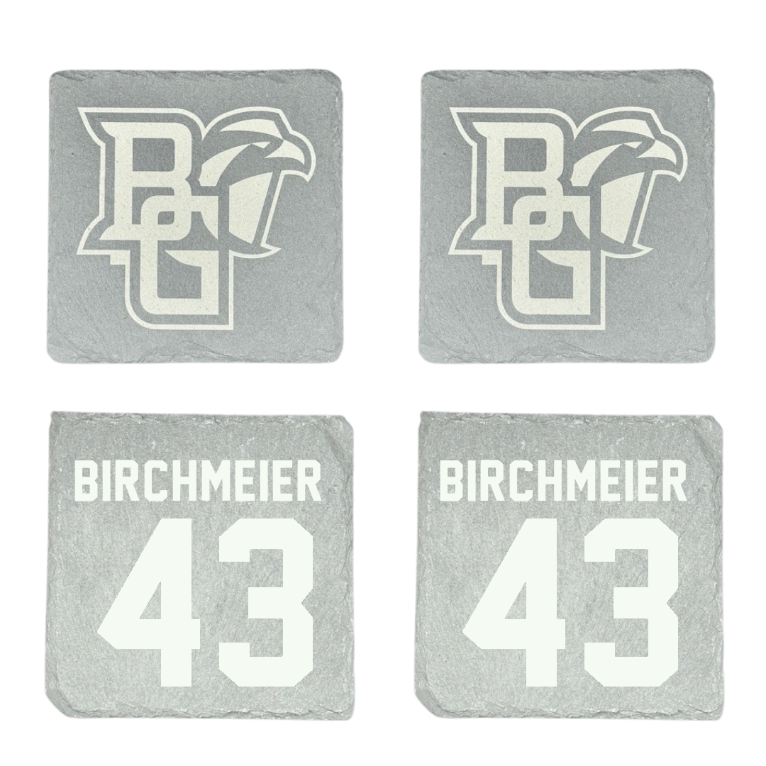 Bowling Green State University Baseball Stone Coaster (4 Pack)  - #43 Brady Birchmeier