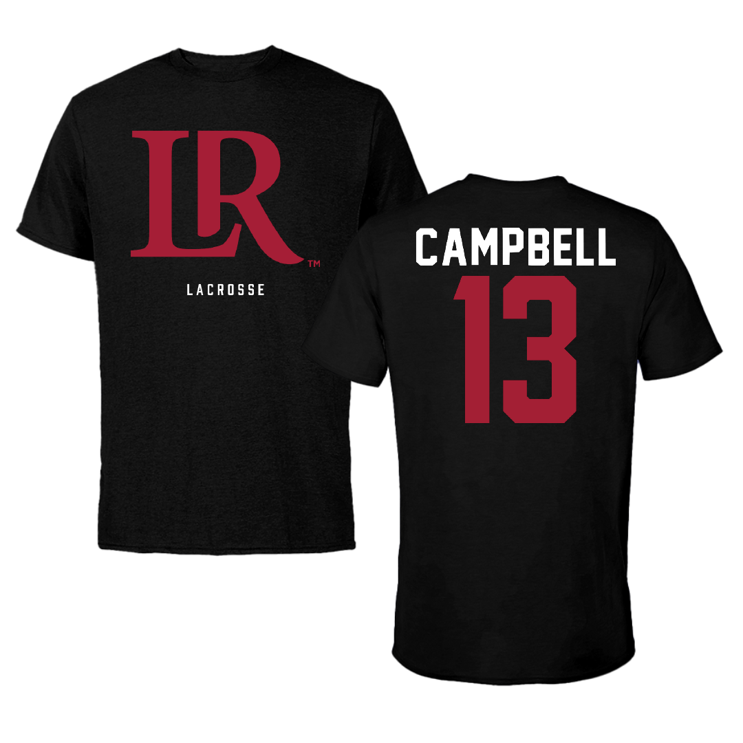 Lenoir-Rhyne University Lacrosse Black Performance Tee - #13 Ellie Campbell