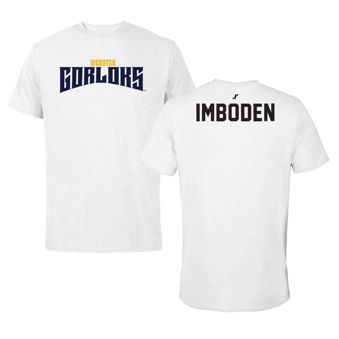 Webster University TF and XC White Classic Tee - Johnny Imboden