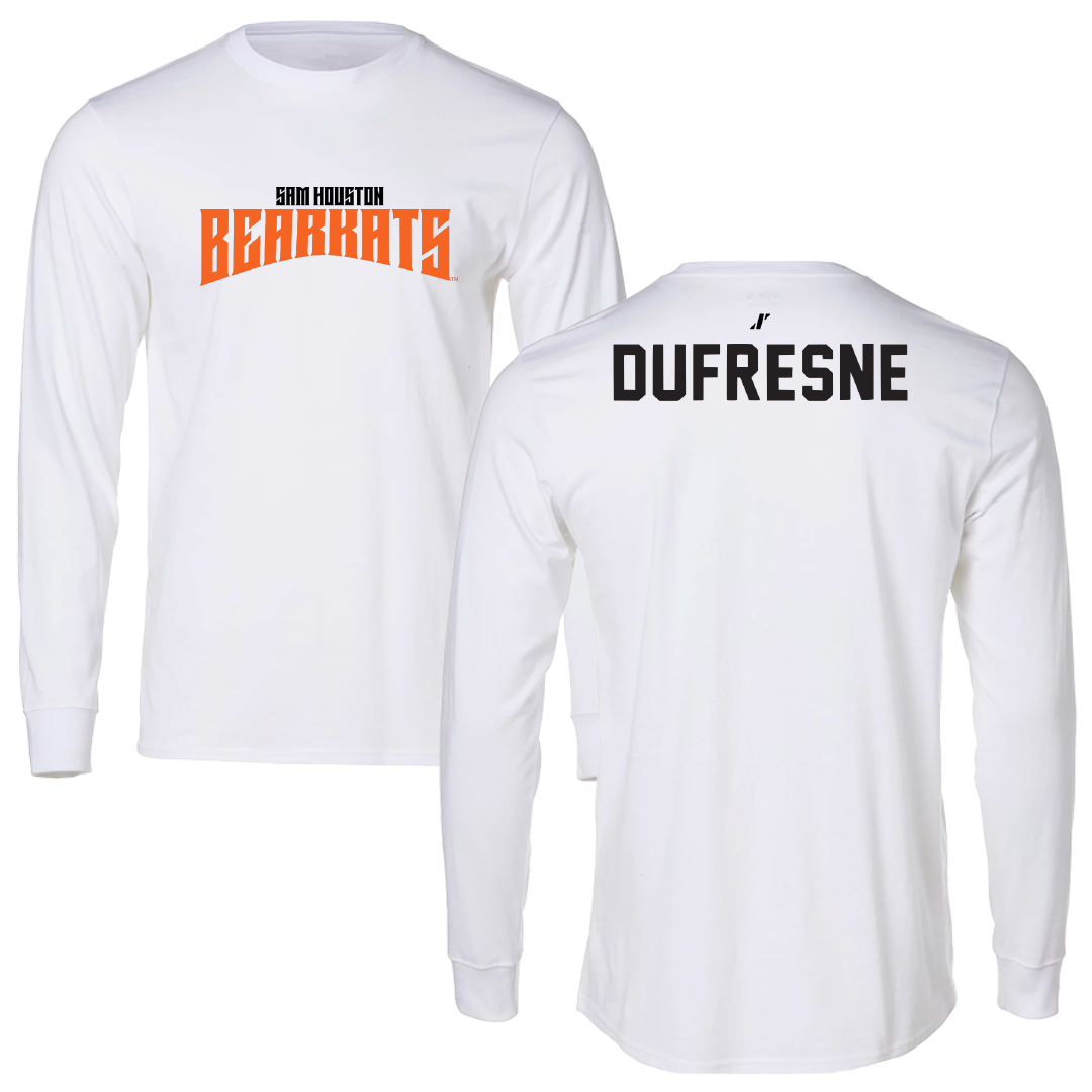 Sam Houston State University Golf White Classic Performance Long Sleeve - Ethan Dufresne