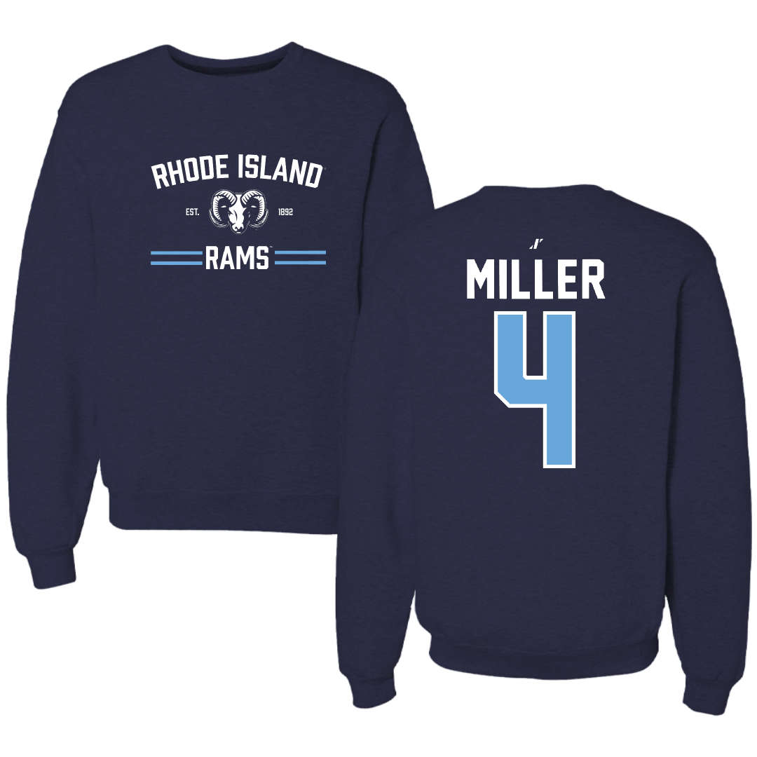 University of Rhode Island Softball Navy General Crewneck - #4 Casey Miller