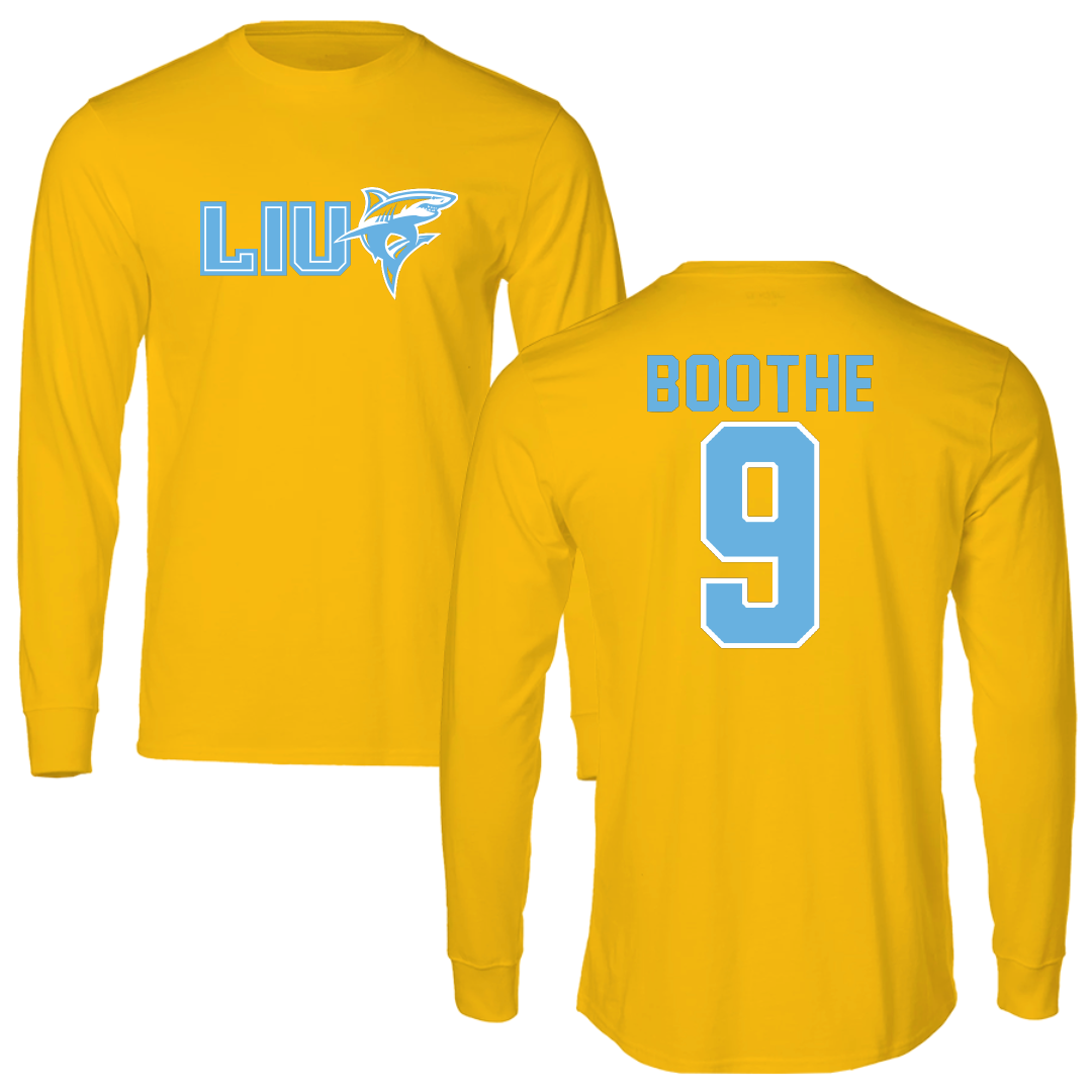 Long Island University Water Polo Gold Performance Long Sleeve - #9 Samantha Boothe
