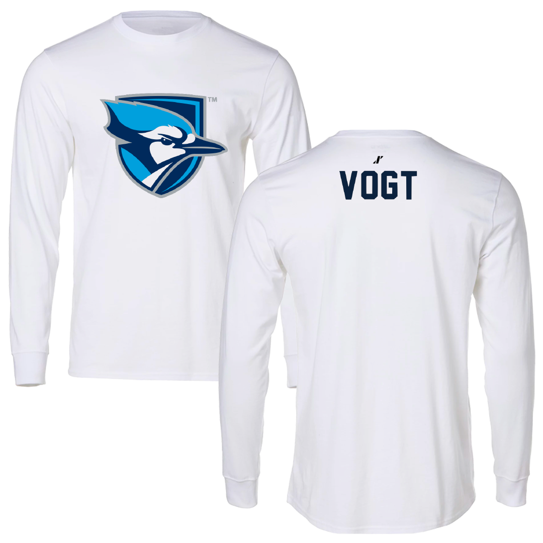 Elmhurst University Golf White Performance Long Sleeve - Hailey Vogt