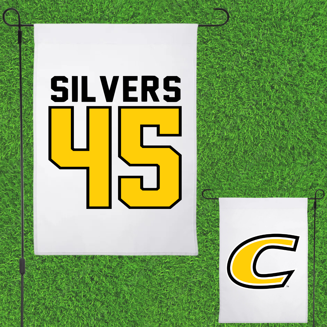 Centre College Football White Garden Flag - #45 Caleb Silvers