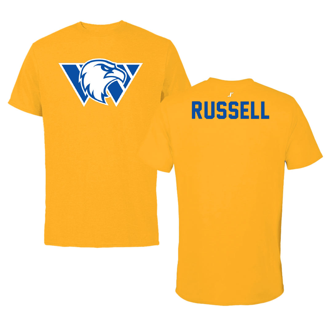 Williams Baptist University TF and XC Gold Tee - Alyssa Russell