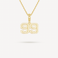Gold Presidents Pendant and Chain - #99 Micah Seitzinger