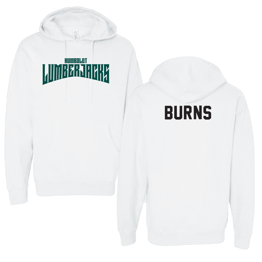 Cal Poly Humboldt TF and XC White Classic Hoodie - Gavin Burns
