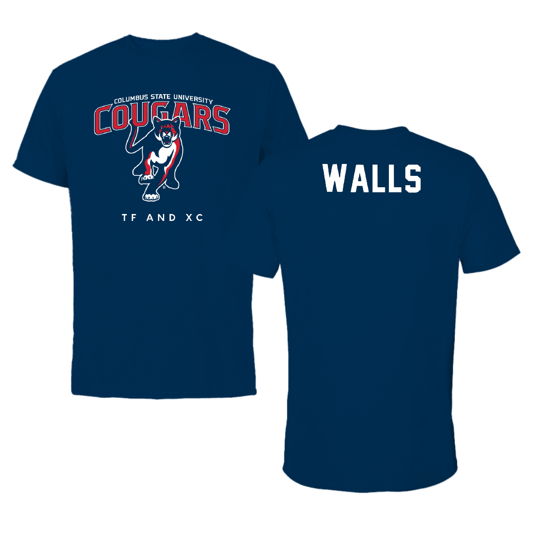 Columbus State University TF and XC Navy Tee - Dante Walls