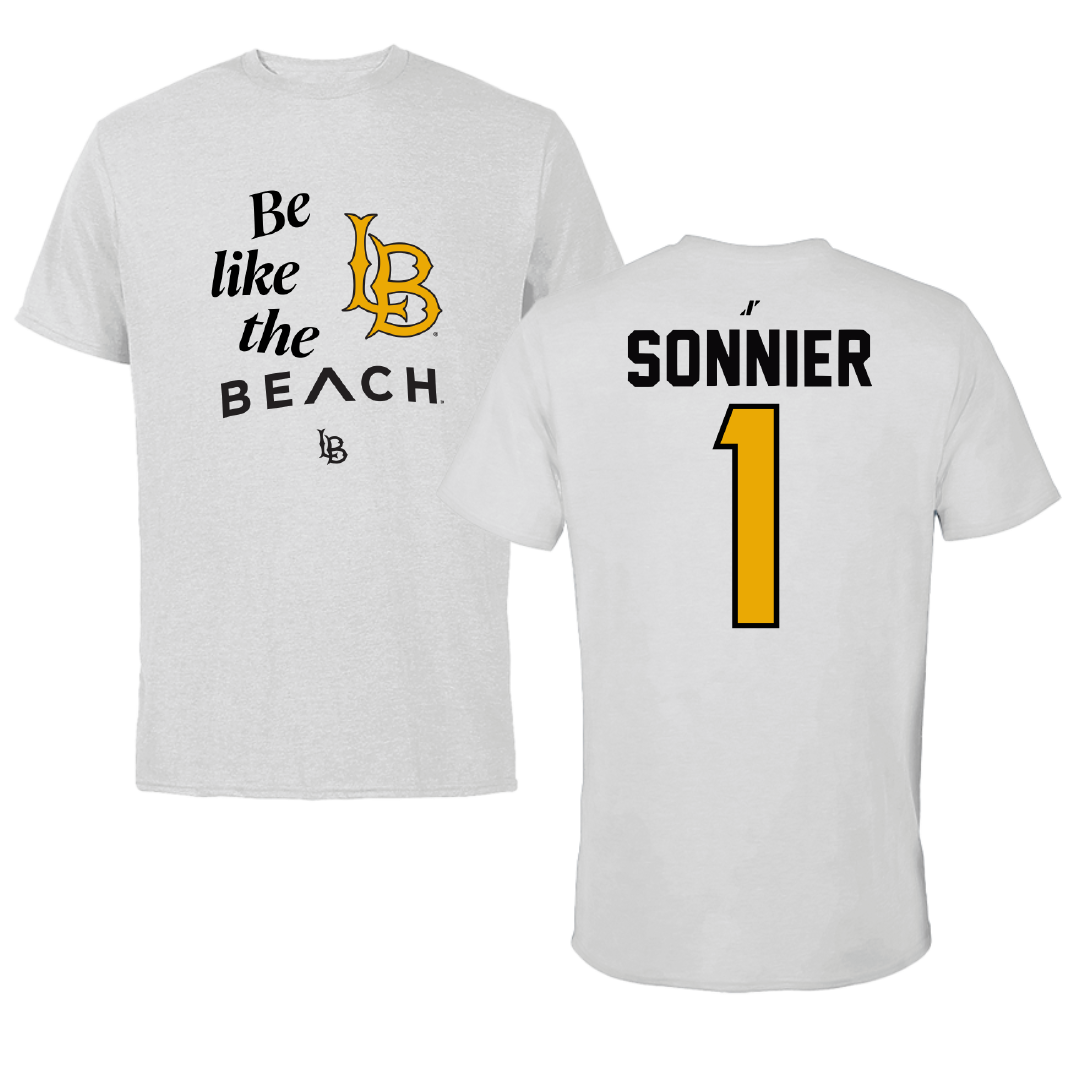 Long Beach State University Basketball Light Gray Be Like Us Performance Tee - #1 Lovely Sonnier