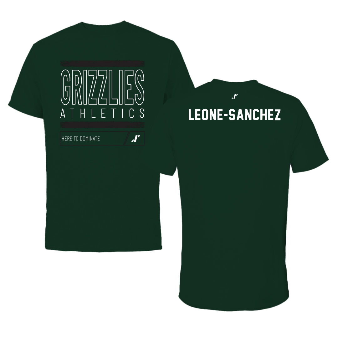 Adams State University Volleyball Forest Green Dominate Tee - Sierra Leone-Sanchez