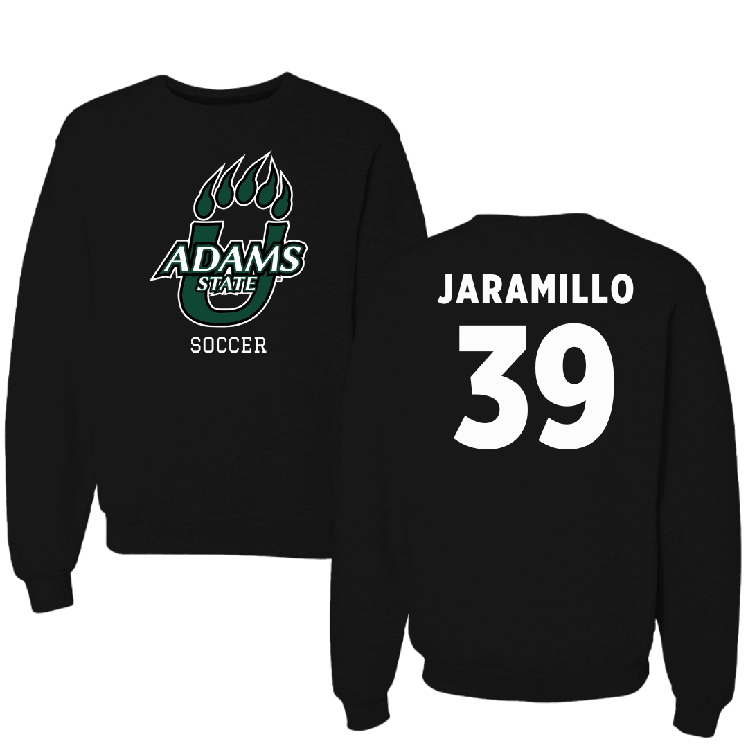 Adams State University Soccer Black State Crewneck - #39 Cassandra Jaramillo