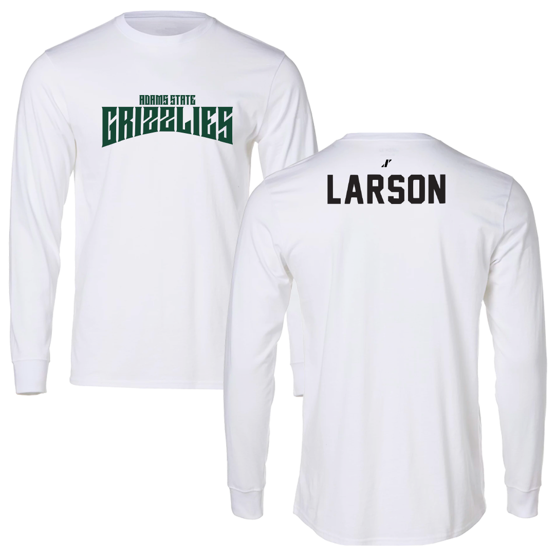 Adams State University Swimming & Diving White Classic Long Sleeve - Kennedy Larson