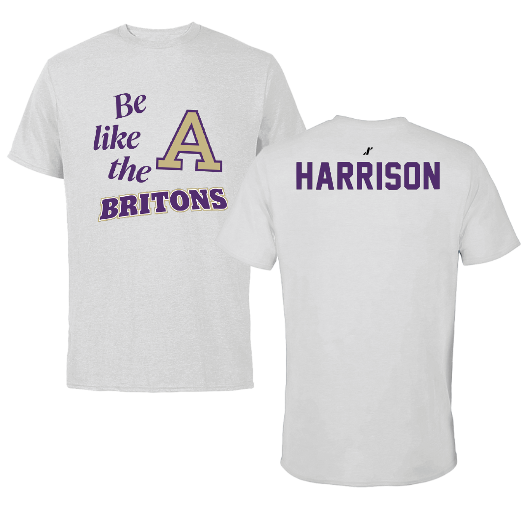 Albion College Wrestling Light Gray Be Like Us Tee - Demond Harrison